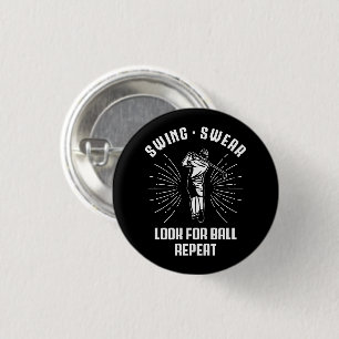Badge Rond 2,50 Cm Recherchez Ball Repeat Golf Nerd Vintage Golf Pun