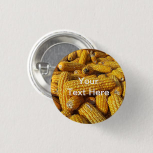 Badge Rond 2,50 Cm Récolte de maïs