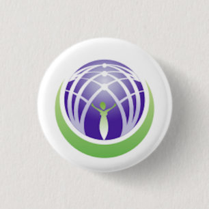 Badge Rond 2,50 Cm Recueillez le bouton global de logo de Matrix de