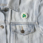 Badge Rond 2,50 Cm Recycler, Réutiliser, Renouveler, Repenser. Sauvez (En situation)