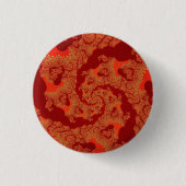 Badge Rond 2,50 Cm Red Orange Swirl (Devant)
