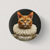 Badge Rond 2,50 Cm Regal Cat (Devant)