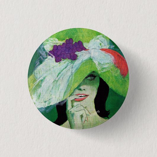 Badge Rond 2,50 Cm Regarder l'autre voie (Devant)