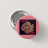 Badge Rond 2,50 Cm regardez-moi fleurir (Devant & derrière)