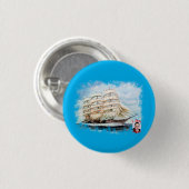 Badge Rond 2,50 Cm Regata Cutty Sark (Devant & derrière)