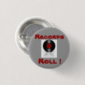 Badge Rond 2,50 Cm Règle de disques ! (Devant & derrière)
