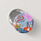 Badge Rond 2,50 Cm Rehoboth Beach (Devant & derrière)