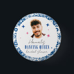 Badge Rond 2,50 Cm Reine de la danse grecque disco mamma enterrement<br><div class="desc">Méditerranéen musique grecque bougainvillea-inspired Reine de la danse enterrement de vie de jeune fille pin boutons cadeaux</div>