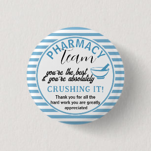 Badge Rond 2,50 Cm Remerciement pour l'appréciation de l'équipe de ph