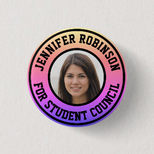 Badge Rond 2,50 Cm Remplacer la photo Conseil étudiant