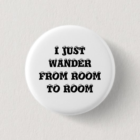 Badge Rond 2,50 Cm Remplissez modèle de bouton (Devant)