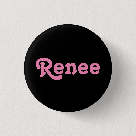 Badge Rond 2,50 Cm Renee de bouton (Devant)