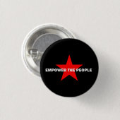 BADGE ROND 2,50 CM RENFORCER LE PEUPLE (Devant & derrière)