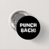 BADGE ROND 2,50 CM REPOUSSEZ ! (Devant & derrière)