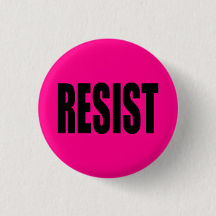 BADGE ROND 2,50 CM "RÉSISTEZ "