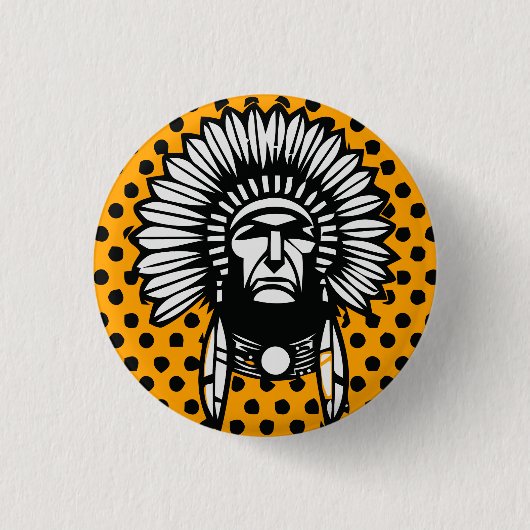 Badge Rond 2,50 Cm Responsable indien (Devant)