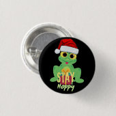 Badge Rond 2,50 Cm Restez Hoppes (Devant & derrière)