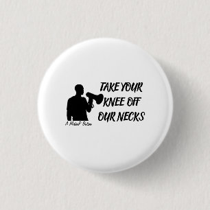 Badge Rond 2,50 Cm Retirez Votre Genou De Nos Cou - Un Bouton MisterP