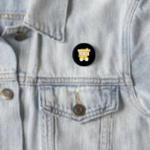 Badge Rond 2,50 Cm Retour à l'école 3e année Vibes Chemise Premier jo (En situation)