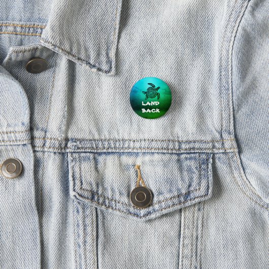 Badge Rond 2,50 Cm Retour sur la terre (En situation)