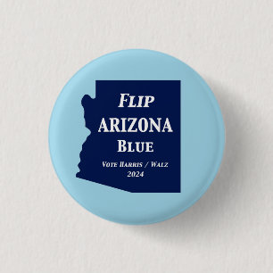 Badge Rond 2,50 Cm Retourner Arizona Blue en 2024