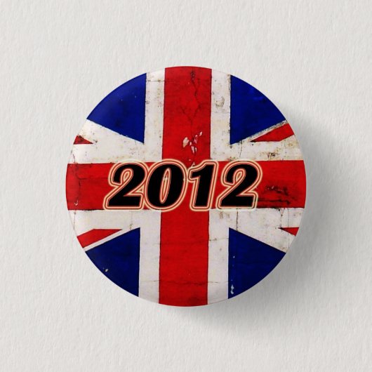 Badge Rond 2,50 Cm Retro 2012 UK (Devant)