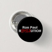 Badge Rond 2,50 Cm révolution inverse de Ron Paul (Devant & derrière)