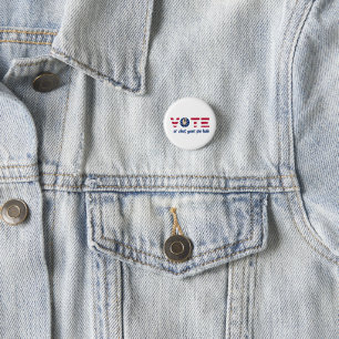 Badge Rond 2,50 Cm Rex Vote Pin