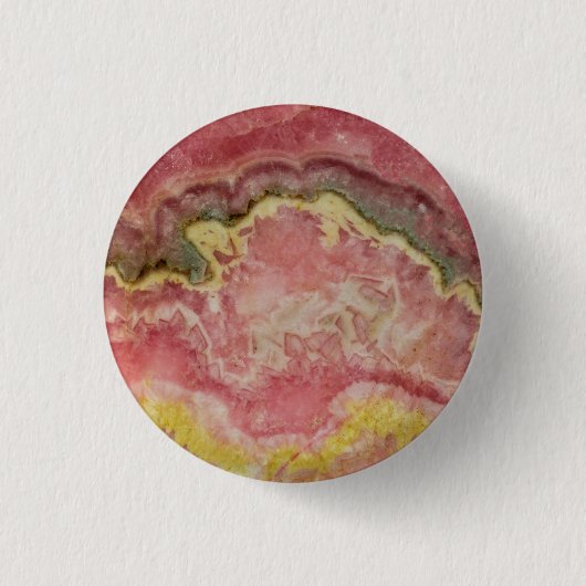Badge Rond 2,50 Cm Rhodochrosite (Devant)