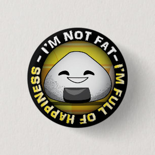 Badge Rond 2,50 Cm Riceball japonais drôle