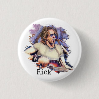 Badge Rond 2,50 Cm Rick Springfield in Concert