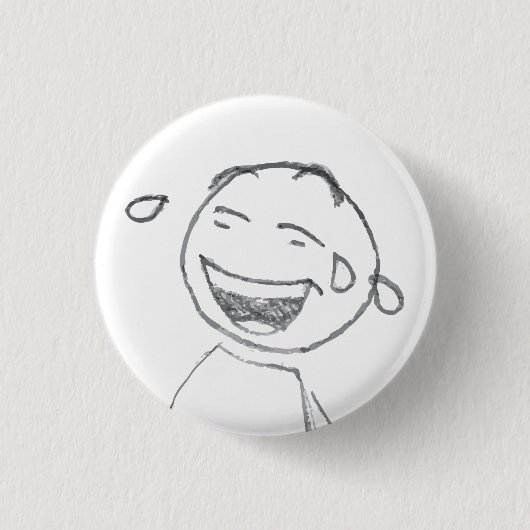 Badge Rond 2,50 Cm Rire (Devant)