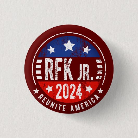 Badge Rond 2,50 Cm Robert Kennedy, Jr. pour le président 2024 (Devant)