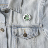 Badge Rond 2,50 Cm Robot (En situation)