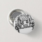 Badge Rond 2,50 Cm Robot pénitencier rapide KARL (Devant & derrière)