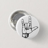 Badge Rond 2,50 Cm Roche dessus ! (Devant & derrière)