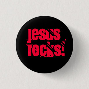 Badge Rond 2,50 Cm Roches de Jésus ! - Customisé - customisé