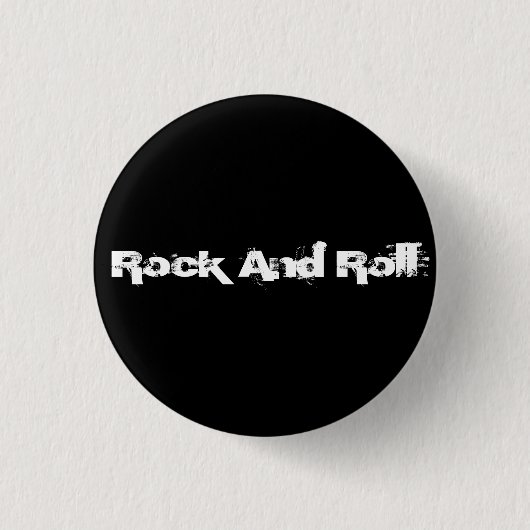 Badge Rond 2,50 Cm Rock (Devant)
