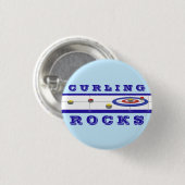 Badge Rond 2,50 Cm Rocks de curling (Devant & derrière)