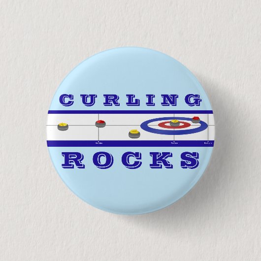 Badge Rond 2,50 Cm Rocks de curling (Devant)