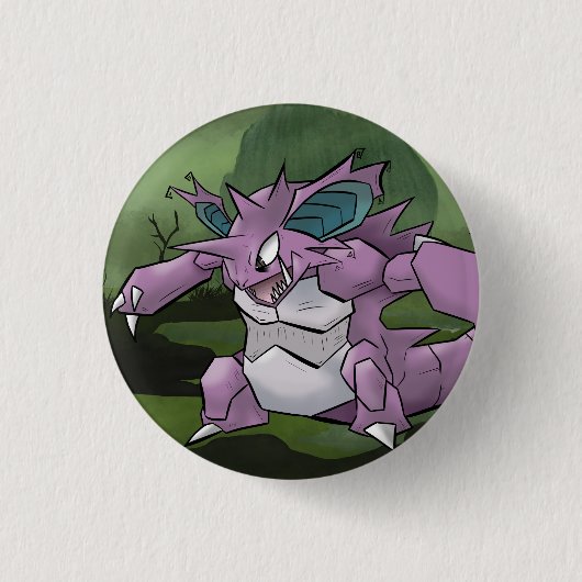 Badge Rond 2,50 Cm Roi de Nidos (Devant)