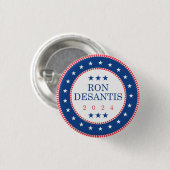 Badge Rond 2,50 Cm Ron DeSantis 2024 (Devant & derrière)