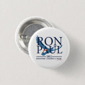 Badge Rond 2,50 Cm Ron Paul (Devant & derrière)