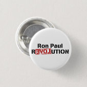Badge Rond 2,50 Cm RonPaulrRevolution (Devant & derrière)