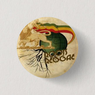 Badge Rond 2,50 Cm Roots Rasta plaque