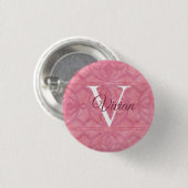 Badge Rond 2,50 Cm Rose pâle (Devant & derrière)