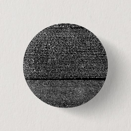 Badge Rond 2,50 Cm Rosetta Stone (Devant)