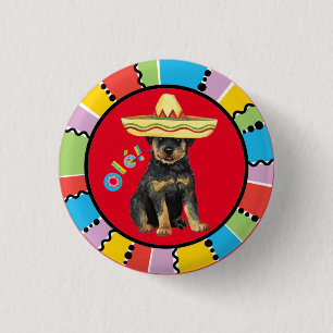 Badge Rond 2,50 Cm Rottweiler de fiesta