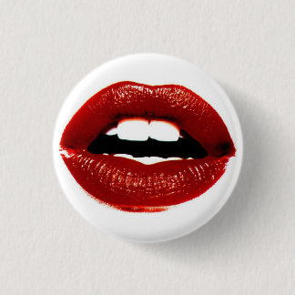Badge Rond 2,50 Cm Rouge à lèvres