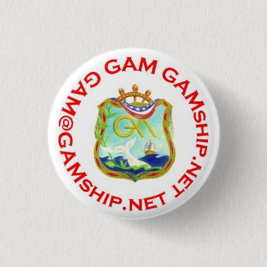 Badge Rond 2,50 Cm rouge de joint (Devant)